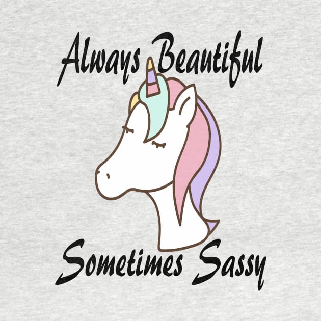 Unicorn Always Beautiful Sometimes Sassy by Journees